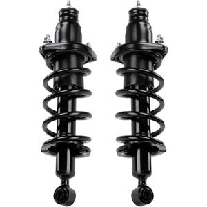 Rear Struts Assemblies w/Coil Spring Shock Absorbers Replacement for Honda Civic 2001 2002 2003 2004 2005 1.7L 171340R 171340L (Set of 2)