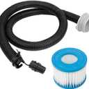 Spa Hot Tub Air Inflation Hose P6931 & Hot Tub Filter Cartridge Replacement for Intex, Coleman, Best-way Portable Spa Pump, Hot Tub Replacement Parts