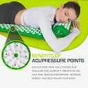 ProsourceFit Acupressure Mat and Pillow Set for Back/Neck Pain Relief and Muscle Relaxation