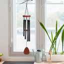 Memorial Gifts Wind Chimes, Memorial Wind Chimes for Loss of Mom Dad Friends, in Memory of WindChimes for Outside, Their Light Remains Sympathy Gifts for Loss of Loved One 26" Inches