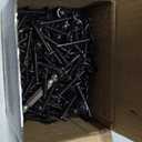 Wensilon (150Pcs)#81-1/4 for Sheet Metal Self-Tapping Screws 410 Black Stainless Steel Truss Head High-Strength Quick Tapping