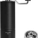TIMEMORE Chestnut C3S Manual Coffee Grinder, Stainless Steel S2C Conical Burr Coffee Grinder, Hand Coffee Grinder, Adjustable Grind Setting for Travel/Camping/Home, Black