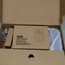 Veise Fingerprint Door Lock Set, Keyless Entry Door Lock, Front Handle Set, Electronic Keypad Deadbolt with Lever Handle, 2 Keys, Auto-Locking, One-time Codes, Easy to Install, Oil Rubbed Bronze