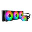 Cooler Master Elite Liquid 360 CPU AIO Cooler 360mm Radiator, 3X ARGB PWM Fans, Dual-Chamber Pump Design, Ultra-Quiet High-Performance Cooling, AMD AM5/AM4 & Intel LGA 1851/1700, Black