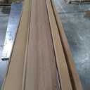 Art3d 4-Pack Glue-On Fine Bar Wainscoting Panel for Interior Wall Decor - 104 x 12 Inch Polystyrene Ultralight Slim Slat Wall Panels for Living Room Bedroom, Teak