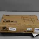 Mounting Dream TV Wall Mount for Most 37-75 Inch TVs, Universal Tilt TV Mount Fit 16", 18", 24" Stud with Loading Capacity 132lbs, Max Vesa 600 x 400mm, Low Profile Flat Wall Mount TV Bracket (Black)