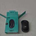 Logitech M185 Wireless Mouse, 2.4GHz with USB Mini Receiver, 12-Month Battery Life, 1000 DPI Optical Tracking, Ambidextrous PC/Mac/Laptop - Swift Grey