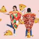 Pizza Costume Kids Role Play Fun Food Slice Pizza Jumpsuit (4-10 years)