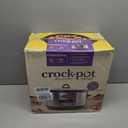 Crock-Pot Large 8-Quart Programmable Slow Cooker with Auto Warm Setting Black Stainless Steel