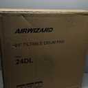 24-inch Industrial Drum Fan, High Velocity 8500CFM Heavy Duty Metal Floor Fan, Powerful 3 Speeds, Tiltable 360, UL Listed, for Garage, Barn, Factory, Warehouse, Workshop