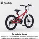 RoyalBaby Kids Bike Lightweight Magnesium Alloy, 14 16 18 Inch Children's Bicycle for Boys Girls Ages 3-9