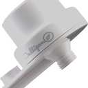 Culligan ISH-100 Inline Showerhead Filtration Attachment with Filter, 10,000 Gallon, White