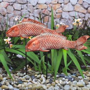 Garden Statues Koi Fish Decor Outdoor Garden Fish Statues, Set of 2 Antique Copper Koi Art Sculptures for Patio, Backyard, Pond and Home Decor for Women Mom (Large-14 inches Long) Garden Statues Koi Fish Decor Outdoor Garden Fish Statues, Set of 2 Antique Copper Koi Art Sculptures for Patio, Backyard, Pond and Home Decor for Women Mom (Large-14 inches Long)