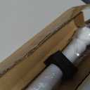 Amazer Spring Tension Shower Curtain Rod, 54-90 Inches Rust-Resistance Tension Curtain Rod Bathroom Rod, Adjustable Shower Curtain Rod No Drill, White
