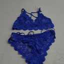 Namifin Women Lingerie Set Lace Bralette and Panty Set Strappy Lace Lingerie XL