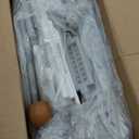 Babytronic Toddler Slide Set, 8 in 1 Kids Slide with Climber, Indoor Outdoor Slide for Toddlers Age 1-3, Toddler Playset with Basketball Hoop and Tunnel, Toddler Indoor Outdoor Playground (White&Gray)