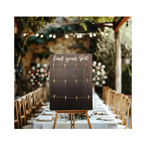 Find Your seat Wedding Seating Chart Board,Wedding Signs Wood,Wood Wedding Sign,find Your seat, Blank Seating Chart Board 18x24 Inch