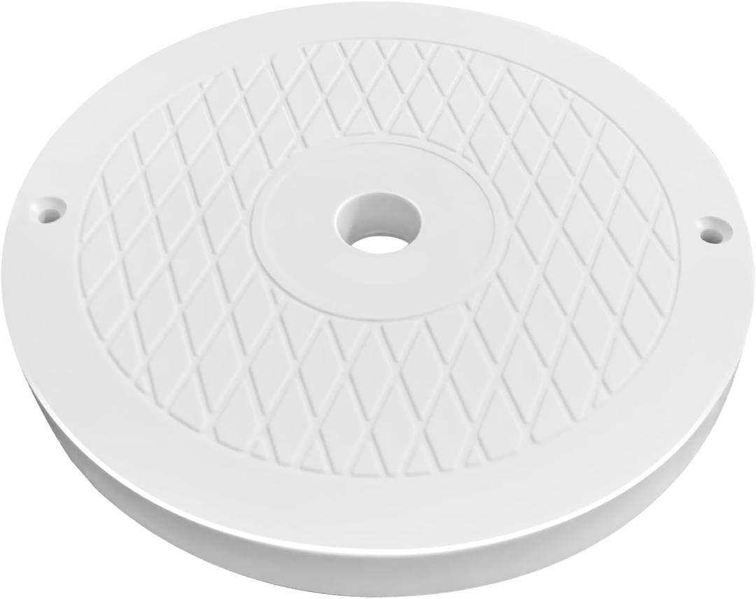 SP-1084-R1 Swimming Pool Skimmer Deck Lid Cover 8-5/8 inch Round, 7/8 inch Thick,Replacement Compatible with Hayward Round Automatic Skimmers SPX1084-R and SPX1084R1(Not Compatible with square)