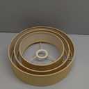 20'' Caged Ceiling Fans with Lights, Boho Flush Mount Ceiling Fan with Light, Rattan Bladeless with 6 Speeds, Low Profile Remote Control for Bedroom, Dining Room