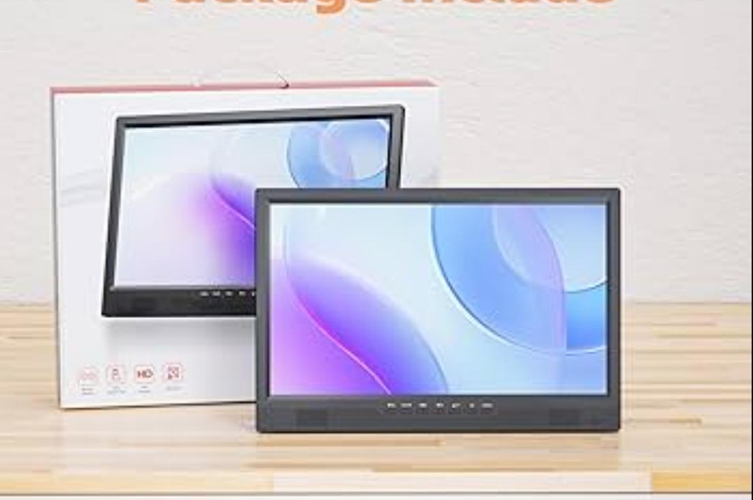 NORTHING 19 Inch Portable TV for Indoor Outdoor,Full HD 1080P Portable TV for Camping, 8000mAH Built-in Power Operated TV, Antenna/HDMI/USB/AV Input, Small T V for Kitchen Patio Camping RV Boat Car
