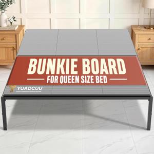 Bunkie Board Queen Size 60x80" 10mm Mattress Support - Heavy Duty Anti-Sag