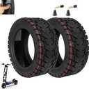 100/65-6.5 Off-Road Tubeless Tire for VSETT 11+/Zero 11X/Dualtron for 11 Inch Electric Scooter Accessories, Self Repairing Tires, Non-Slip Replacement Wheels for Scooter (2 pcs)