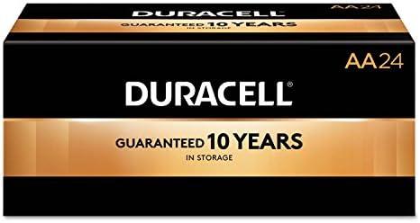 Duracell MN1500BKD Alkaline Battery with Duralock, Size Aa, Shape, (Pack of 144)
