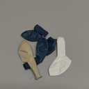 Dusty Blue Balloons, 12 Inch Slate Baby Blue and Sand White Balloons for Boys Baby Shower Bridal Shower Engagement Wedding Birthday Party Decorations