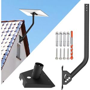 Starlink Gen 3 Mount, Adjustable Starlink Mounting Kit Compatible with V3 Starlink Standard Dish, Starlink Long Wall Mount for Starlink Internet Kit Satellite Include Starlink Gen 3 Pipe Adapter