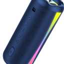 Portable Bluetooth Speaker, 2026 Bluetooth Wireless Speaker 5.4 with RGB Lights, 20H Playtime with Deep Bass, IP7 Waterproof, TWS Pairing, Portable Speaker for Travel/Party/Home/Gifts, Blue