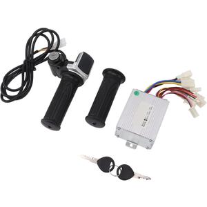 Throttle Grip with Lock, Anti Aging Motor Brushed Speed Controller Power Display Circuit Speed Motor Controller Low Failure Rate 24V 350W for MX350 Electric Scooter