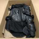 Motorcycle Protective Jacket Full Body Armor Protection Dirt Bike Gear ATV Protective Safety Gear Riding Racing Armor Motocross Protector Jacket Men Women For Off-Road Motorbike Cycling Skiing Skating (Medium, Black)