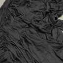 HOT ROEE Women's Going Out Bodycon Long Sleeve Round Neck Ruched Party Club Mini Dresses, Size M