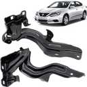 1 Pair Front Left and Right Hood Hinge Cover Cowl Side Hood Panel for Nissan Altima 2013-2018 654003TA0A 654013TA0A NI1236147 NI1236146 Driver and Passenger Side