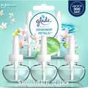Glade PlugIns Refills Air Freshener, Dewdrop Petals, Scented and Essential Oils for Home and Bathroom, 0.67 Fl Oz, 5 Count