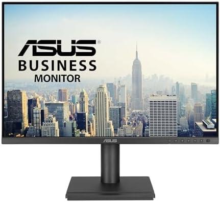 ASUS 24” Docking Monitor (BE248CFN) – WUXGA (1920x1200), IPS, 100Hz, Frameless, USB-C Docking, RJ45, Speakers, Height Adjustable, HDMI, Daisy-Chain, Eye Care, Wall Mountable