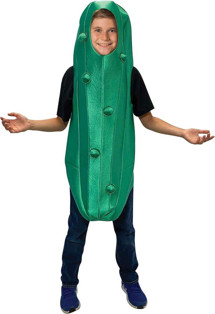 Rasta Imposta Ultimate Green Pickle Condiment Halloween Costume, Child Size 7-10