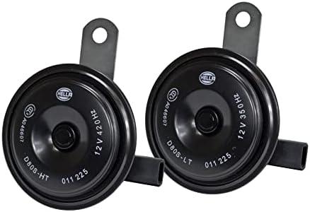 HELLA 011225881 Black 77mm 12V BX Disc Horn Kit (Toyota)