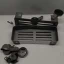 VOLPONE Shower Caddy Suction Cup No Drilling Suction Cup Shower Shelf Aluminum Bathroom Shower Organizer Storage Rack Adhesive with Towel Bar Hooks (2-Pack, Matte Gray)