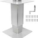 Heavy Duty RV Telescopic Table Pedestal, Adjustable Tatami RV Yacht Aluminum Alloy Table Legs Table Pedestal Base Only Camper Table Base Mount 11-31 Inch Height Range