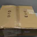 17.72'' Black Gold 8-Light Globe Sputnik Chandelier Modern Industrial Adjustable Hanging Ceiling Firework Pendant Light Fixture for Entryway Stairway Kitchen Dining Living Room Hallway