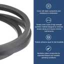 Uxcell 2 Pcs 3L470 Classic Wrapped Rubber V-Belt, 47"(1194mm) Outside Circumference, 3L Profile V Belt 3/8" Width 7/32" Height
