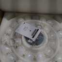 Modern Ring Chandeliers 2 Rings Bubble Chandelier Round Pendant Light Gold, 2-Ring Dia 16"+24"