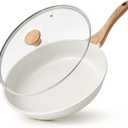 SENSARTE Nonstick Ceramic Frying Pan , 11 Inch Omelet Pan, Healthy Non Toxic Chefs Pan, Induction Compatible Egg Pan with Heat Resistant Handle, Free of Intentionally Added PFAS/PTFE