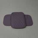 Car Center Console Cover, Universal Microfiber Leather Car Armrest Cover Cushion, Vehicle Seat Box Cushion Protector with 2 Storage Bagsfor Most Vehicles (Purple)