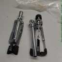 plplaaoo Snare Drum Stand Adjustable Height Portable Tripod Double Support Sturdy Stainless Steel Drum Practice Pad Stand for Live Performances Studio Practice