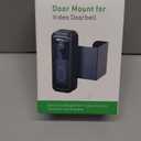 Blink Doorbell Mount, Anti-Theft Blink Video Doorbell Door Mount Bracket No Drilling, Not Block Doorbell Motion Sensor, Easy to Install, Fit for Blink Doorbell Camera (Black)