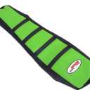 JFG RACING Dirt Bike Seat Cover,Motorcycle Cushion with Non-Slip Rubber Striped for KX65 2000-2024/KLX110 2002-2024 - Green