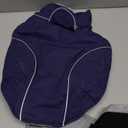 Lelepet Warm Dog Coat Waterproof Dog Jacket for Medium Dogs Reflective Fleece Vest with Adjustable Buckle Hook & Loop Windproof Cold Weather Coats for Medium Dogs, Navy Blue, M