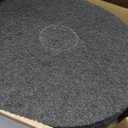 Boardwalk Stripping Floor Pads, 15" Diameter, Black, 5/Carton